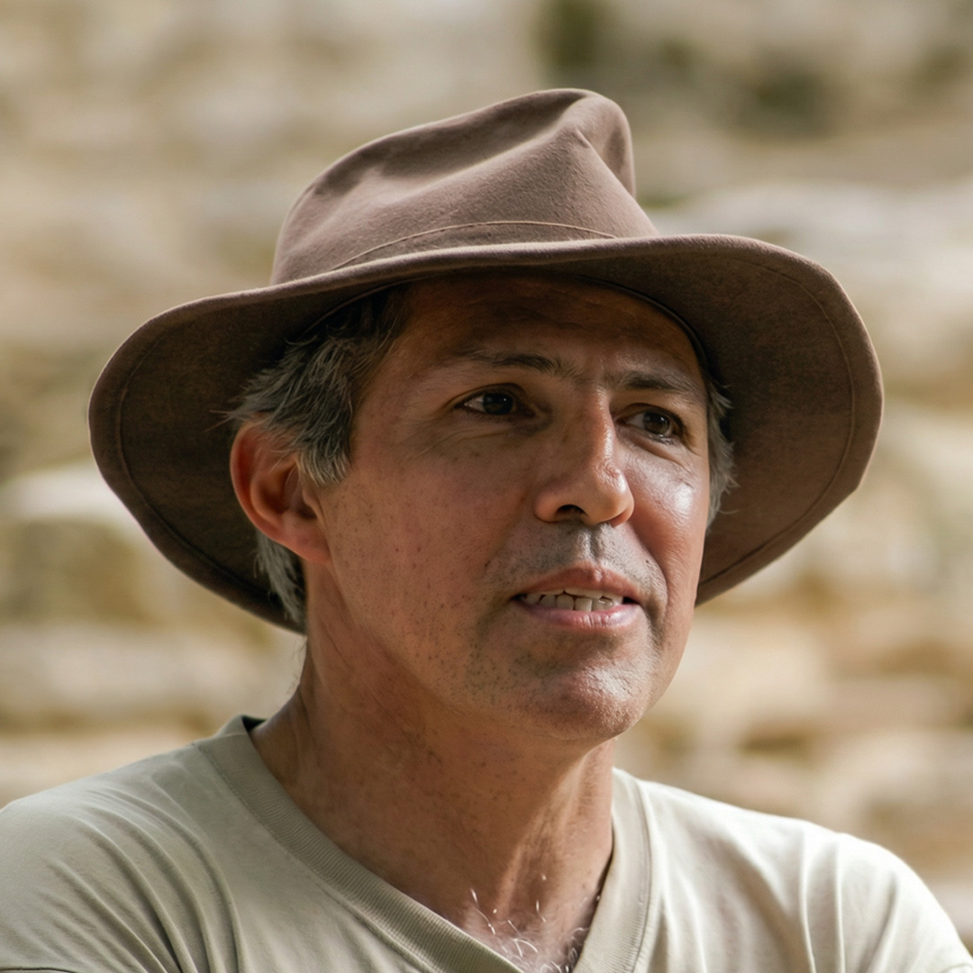 Retrato de Luis Alberto Martos López, Director de Estudios Arqueológicos del INAH